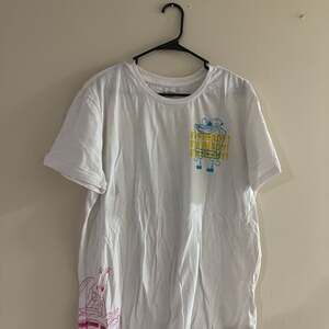Spongebob Squarepants 'I'm Ready' White Graphic T-Shirt